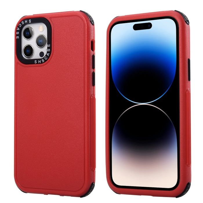 Estuche para teléfono 3 en 1 de cuatro esquinas a prueba de golpes