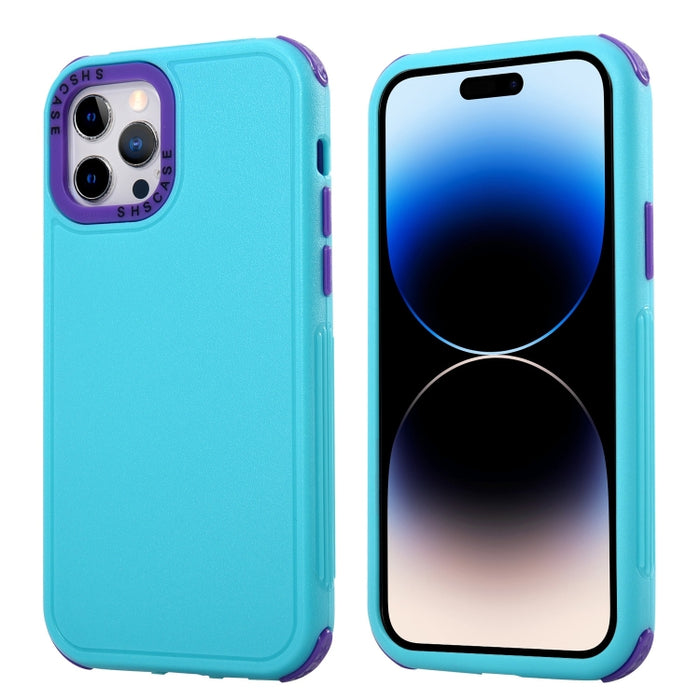 Estuche para teléfono 3 en 1 de cuatro esquinas a prueba de golpes