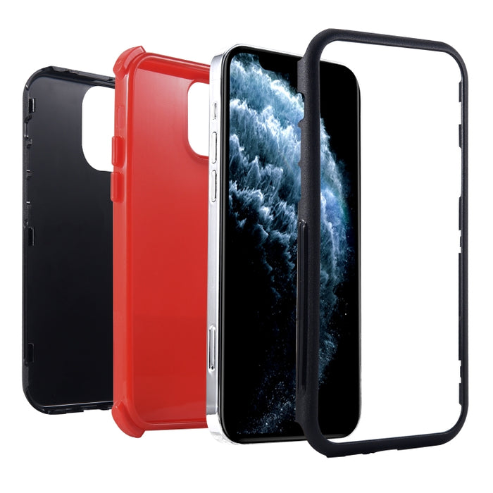 Estuche para teléfono 3 en 1 de cuatro esquinas a prueba de golpes