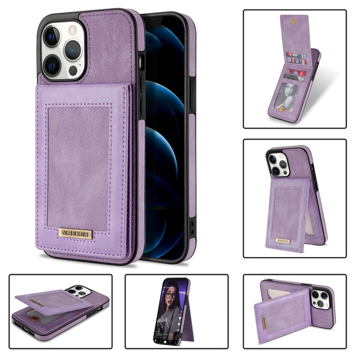 N.BEKUS Estuche para teléfono RFID con ranura para tarjeta con tapa vertical, For iPhone SE 2022 / SE 2022 / 8 / 7, For iPhone 8 Plus / 7 Plus, For iPhone 11 Pro Max, For iPhone 11 Pro, For iPhone 12 mini, For iPhone 12 Pro, For iPhone 12 Pro Max      ...