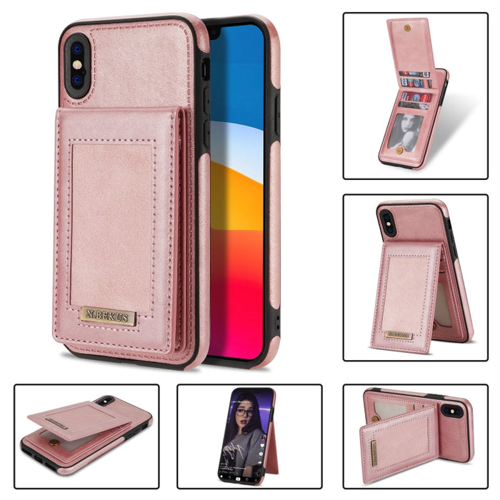 N.BEKUS Estuche para teléfono RFID con ranura para tarjeta con tapa vertical, For iPhone SE 2022 / SE 2022 / 8 / 7, For iPhone 8 Plus / 7 Plus, For iPhone 11 Pro Max, For iPhone 11 Pro, For iPhone 12 mini, For iPhone 12 Pro, For iPhone 12 Pro Max      ...