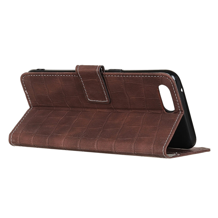 Estuche de cuero con tapa horizontal con textura de cocodrilo con soporte y ranuras para tarjetas y billetera, For iPhone SE 2022 / SE 2020, For Galaxy A51 5G, For Galaxy A71 5G