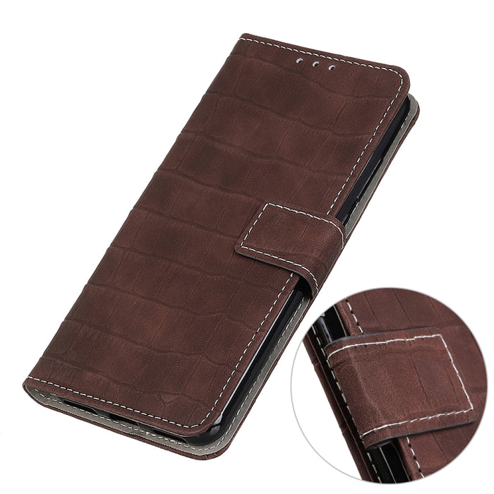 Estuche de cuero con tapa horizontal con textura de cocodrilo con soporte y ranuras para tarjetas y billetera, For iPhone SE 2022 / SE 2020, For Galaxy A51 5G, For Galaxy A71 5G