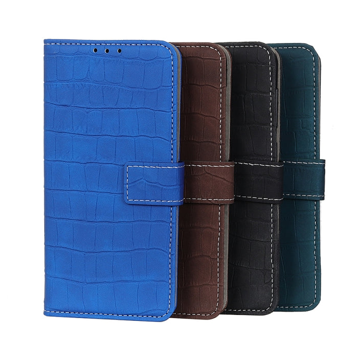 Estuche de cuero con tapa horizontal con textura de cocodrilo con soporte y ranuras para tarjetas y billetera, For iPhone SE 2022 / SE 2020, For Galaxy A51 5G, For Galaxy A71 5G