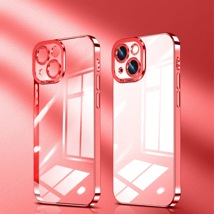 Estuche para teléfono de alta transparencia con baño de cristal