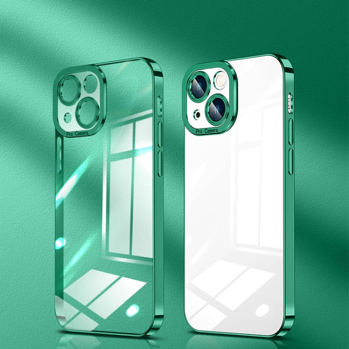 Estuche para teléfono de alta transparencia con baño de cristal