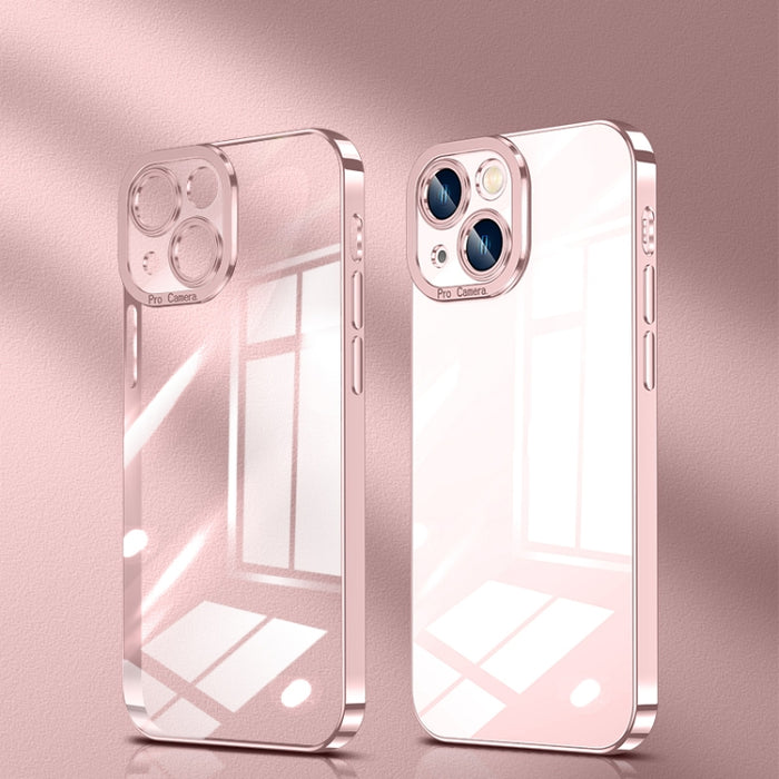 Estuche para teléfono de alta transparencia con baño de cristal