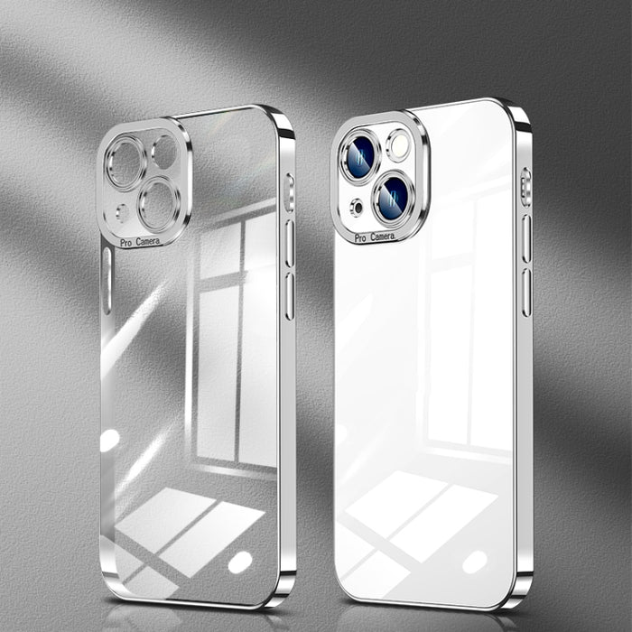 Estuche para teléfono de alta transparencia con baño de cristal
