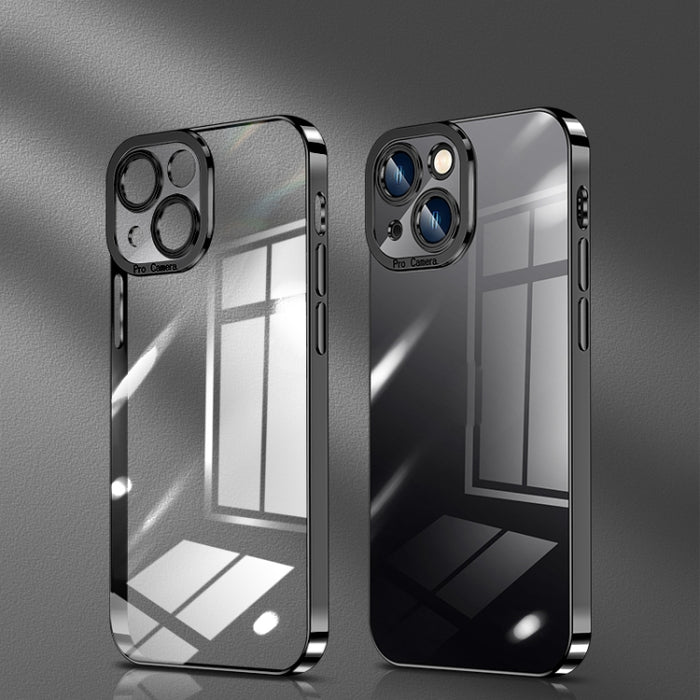 Estuche para teléfono de alta transparencia con baño de cristal
