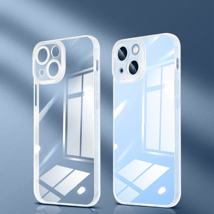 Estuche para teléfono de alta transparencia con baño de cristal