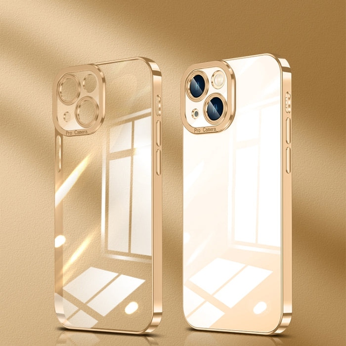 Estuche para teléfono de alta transparencia con baño de cristal