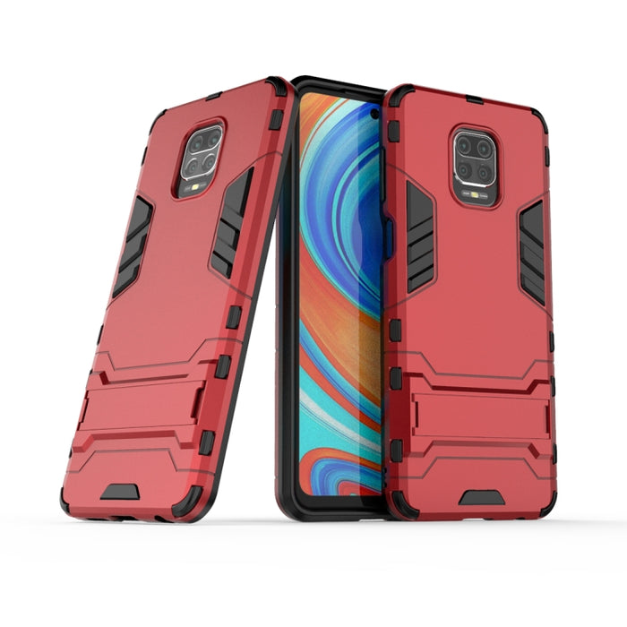 Funda protectora PC + TPU a prueba de golpes con soporte, For Xiaomi Redmi Note 9 Pro Max, For Xiaomi Redmi Note 9S