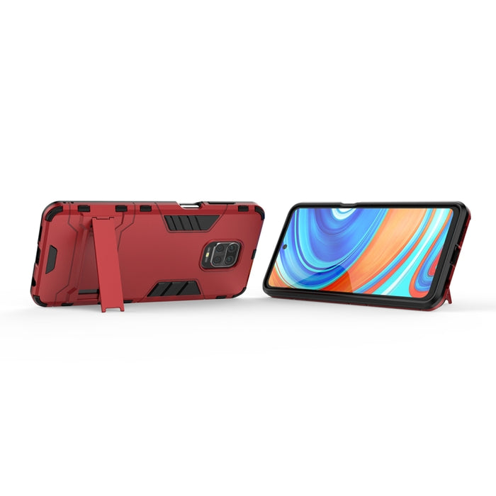 Funda protectora PC + TPU a prueba de golpes con soporte, For Xiaomi Redmi Note 9 Pro Max, For Xiaomi Redmi Note 9S