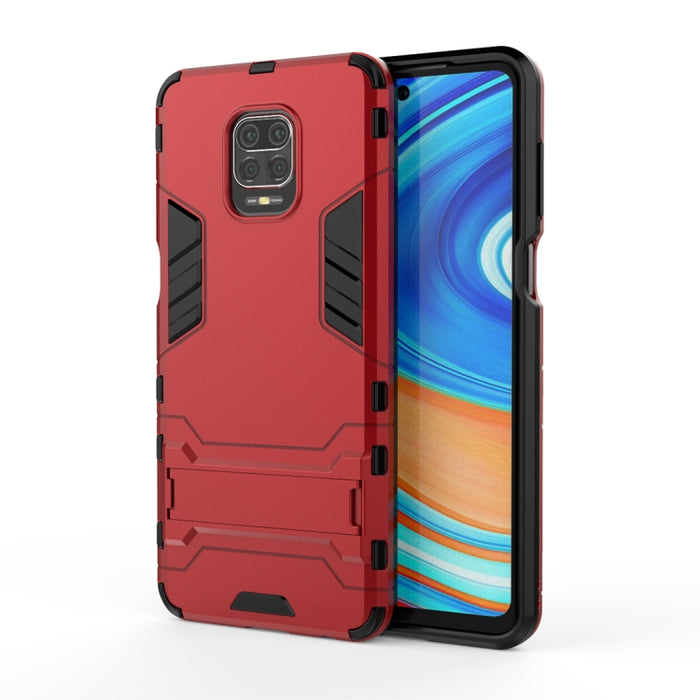 Funda protectora PC + TPU a prueba de golpes con soporte, For Xiaomi Redmi Note 9 Pro Max, For Xiaomi Redmi Note 9S