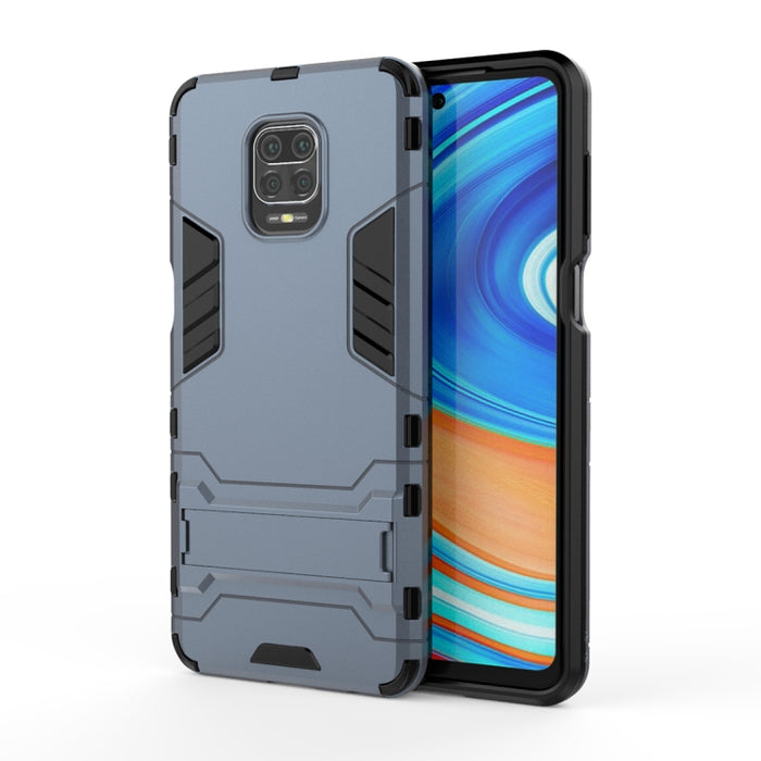 Funda protectora PC + TPU a prueba de golpes con soporte, For Xiaomi Redmi Note 9 Pro Max, For Xiaomi Redmi Note 9S