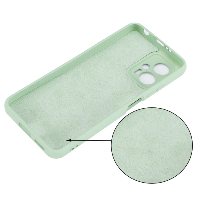 Funda de teléfono de cobertura total a prueba de golpes de silicona líquida de color puro, For Realme C30 / Narzo 50i Prime / C30S, For Xiaomi Poco X4 GT/Redmi Note 11T Pro/Redmi K50i