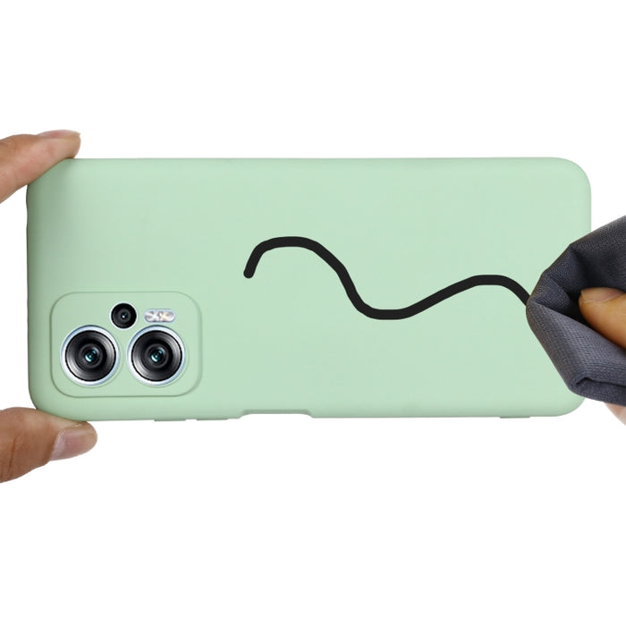 Funda de teléfono de cobertura total a prueba de golpes de silicona líquida de color puro, For Realme C30 / Narzo 50i Prime / C30S, For Xiaomi Poco X4 GT/Redmi Note 11T Pro/Redmi K50i