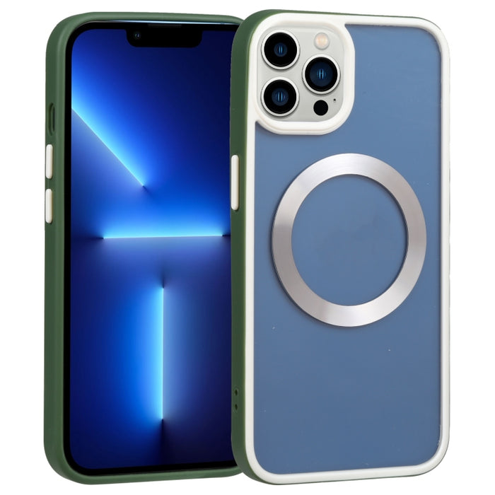 Estuche para teléfono de dos colores Shield MagSafe TPU + PC