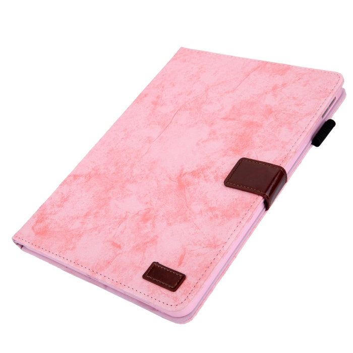 Para iPad Pro 11 (2020) Funda protectora de cuero para tableta con textura de tela estilo mármol con soporte y ranura para tarjeta