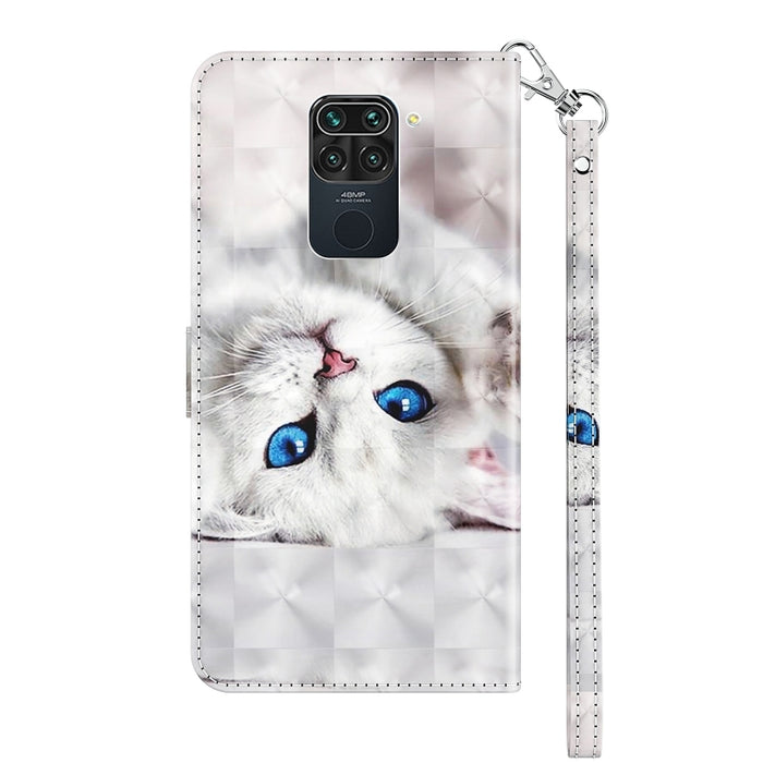 Estuche para teléfono de cuero pintado en 3D, For Xiaomi Redmi 9, For Xiaomi Redmi 9A, For Xiaomi Redmi 10C Global, For Xiaomi Redmi Note 9 Pro / Note 9 Pro Max, For Xiaomi Redmi Note 9 / 10X 4G, For Xiaomi Redmi Note 11 5G / 4G Global                 ...