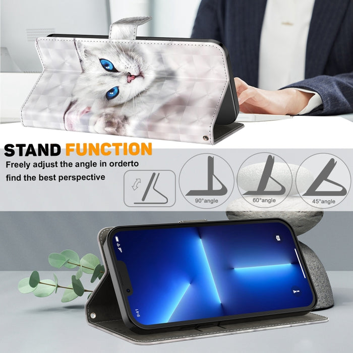 Estuche para teléfono de cuero pintado en 3D, For Xiaomi Redmi 9, For Xiaomi Redmi 9A, For Xiaomi Redmi 10C Global, For Xiaomi Redmi Note 9 Pro / Note 9 Pro Max, For Xiaomi Redmi Note 9 / 10X 4G, For Xiaomi Redmi Note 11 5G / 4G Global                 ...