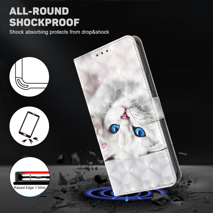 Estuche para teléfono de cuero pintado en 3D, For Xiaomi Redmi 9, For Xiaomi Redmi 9A, For Xiaomi Redmi 10C Global, For Xiaomi Redmi Note 9 Pro / Note 9 Pro Max, For Xiaomi Redmi Note 9 / 10X 4G, For Xiaomi Redmi Note 11 5G / 4G Global                 ...