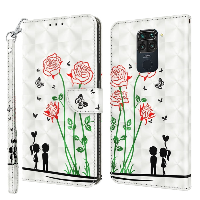 Estuche para teléfono de cuero pintado en 3D, For Xiaomi Redmi 9, For Xiaomi Redmi 9A, For Xiaomi Redmi 10C Global, For Xiaomi Redmi Note 9 Pro / Note 9 Pro Max, For Xiaomi Redmi Note 9 / 10X 4G, For Xiaomi Redmi Note 11 5G / 4G Global                 ...