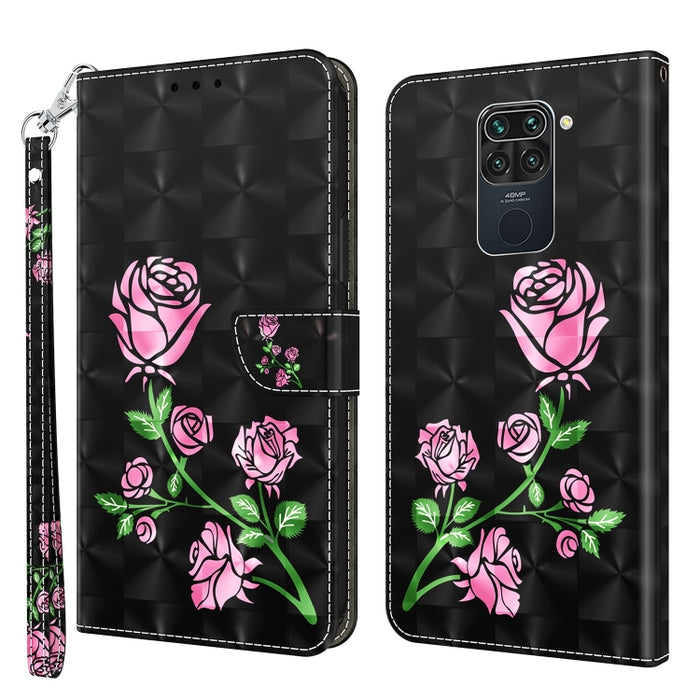 Estuche para teléfono de cuero pintado en 3D, For Xiaomi Redmi 9, For Xiaomi Redmi 9A, For Xiaomi Redmi 10C Global, For Xiaomi Redmi Note 9 Pro / Note 9 Pro Max, For Xiaomi Redmi Note 9 / 10X 4G, For Xiaomi Redmi Note 11 5G / 4G Global                 ...
