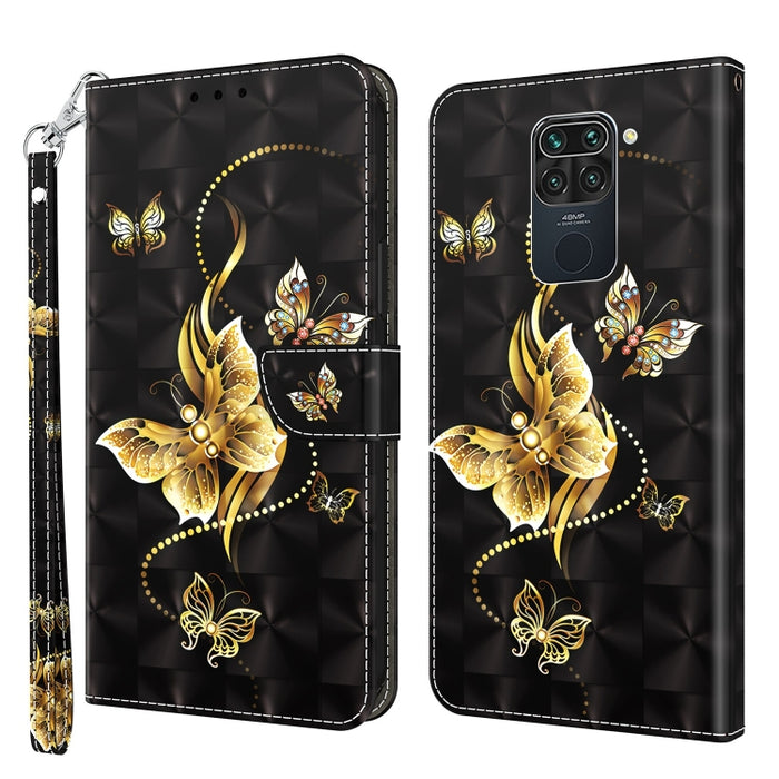 Estuche para teléfono de cuero pintado en 3D, For Xiaomi Redmi 9, For Xiaomi Redmi 9A, For Xiaomi Redmi 10C Global, For Xiaomi Redmi Note 9 Pro / Note 9 Pro Max, For Xiaomi Redmi Note 9 / 10X 4G, For Xiaomi Redmi Note 11 5G / 4G Global                 ...