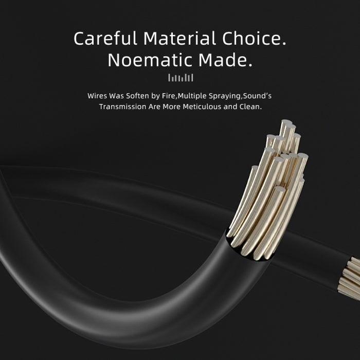 CVJ V2 1,25 m Cobre sin oxígeno Original Cable de auricular de codo de 3,5 mm