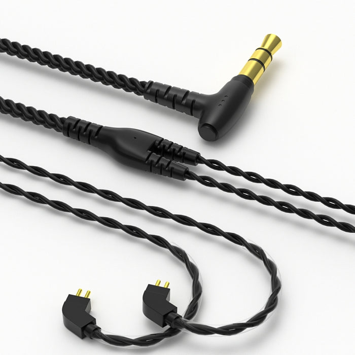 CVJ V2 1,25 m Cobre sin oxígeno Original Cable de auricular de codo de 3,5 mm