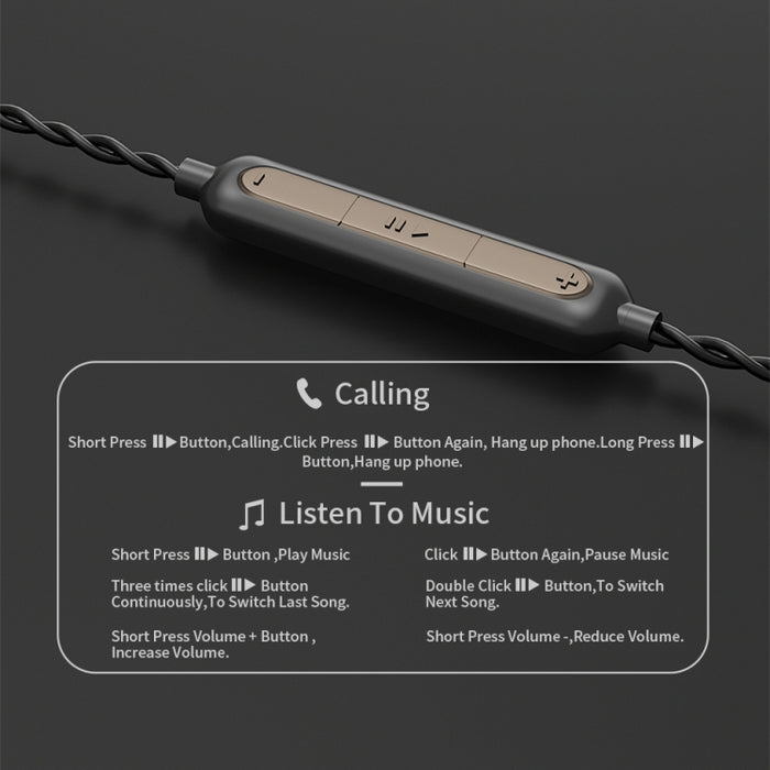 CVJ V6.TC Cable de auriculares de cobre sin oxígeno con decodificación digital tipo C de 1,25 m