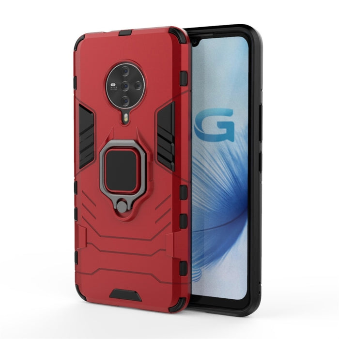Funda protectora a prueba de golpes de PC + TPU con soporte de anillo magnético, For Vivo S6, For Xiaomi Redmi Note 9 Pro Max, For Huawei Y7P, For Huawei Enjoy 10e