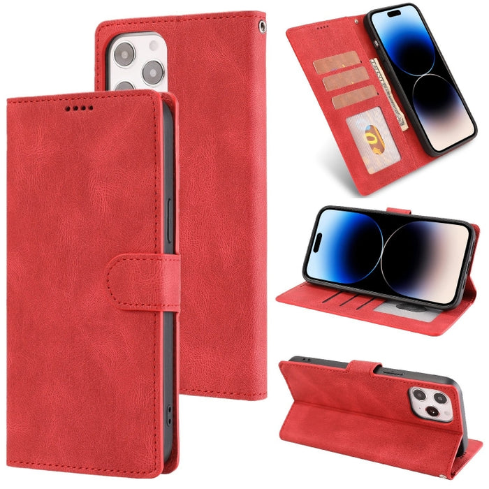 Estuche de cuero con textura de piel de becerro Fantasy Classic Skin-feel
