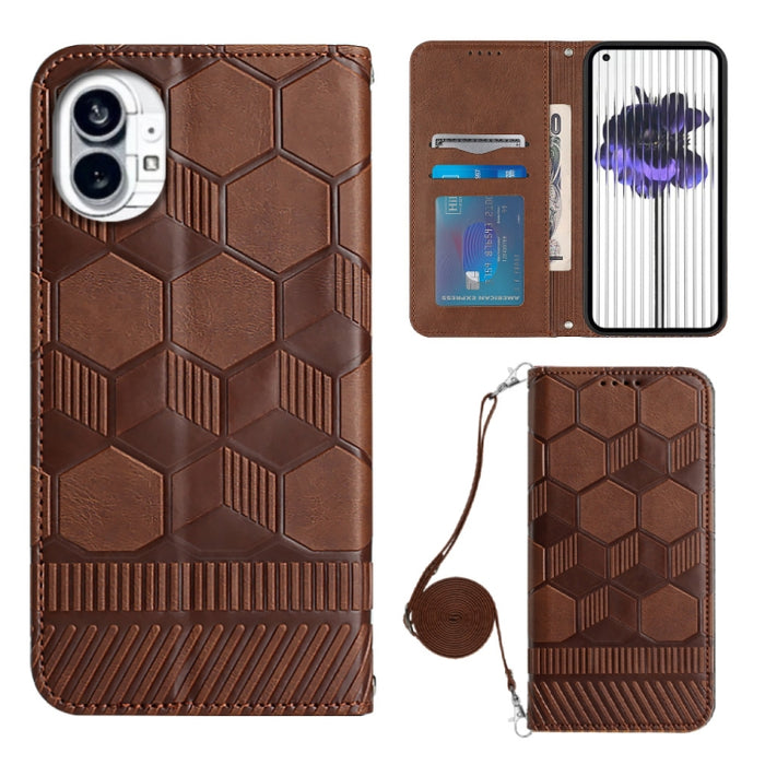Caja magnética del teléfono de la PU de la textura del fútbol de Crossbody, For Nothing Phone 1, For Xiaomi Redmi 10A, For Xiaomi Redmi 10C/Redmi 10 India, For Xiaomi Redmi Note 11 Global/Note 11S 4G                                                     ...