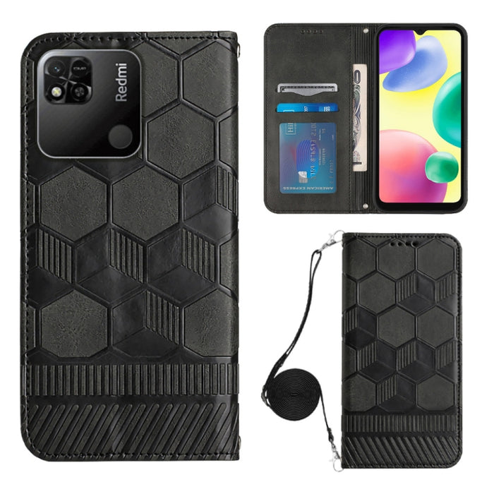 Caja magnética del teléfono de la PU de la textura del fútbol de Crossbody, For Nothing Phone 1, For Xiaomi Redmi 10A, For Xiaomi Redmi 10C/Redmi 10 India, For Xiaomi Redmi Note 11 Global/Note 11S 4G                                                     ...