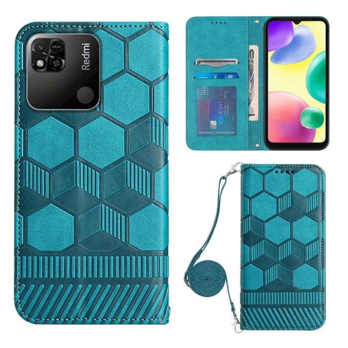 Caja magnética del teléfono de la PU de la textura del fútbol de Crossbody, For Nothing Phone 1, For Xiaomi Redmi 10A, For Xiaomi Redmi 10C/Redmi 10 India, For Xiaomi Redmi Note 11 Global/Note 11S 4G                                                     ...