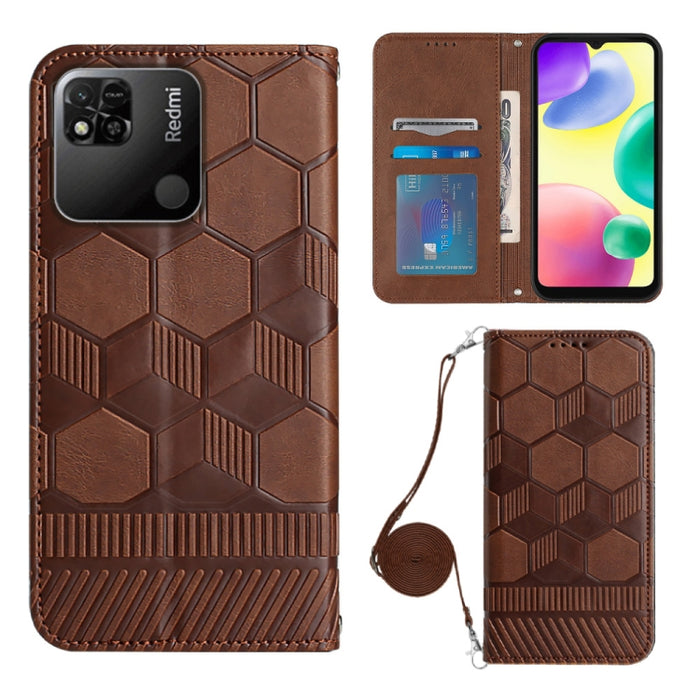 Caja magnética del teléfono de la PU de la textura del fútbol de Crossbody, For Nothing Phone 1, For Xiaomi Redmi 10A, For Xiaomi Redmi 10C/Redmi 10 India, For Xiaomi Redmi Note 11 Global/Note 11S 4G                                                     ...