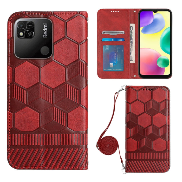 Caja magnética del teléfono de la PU de la textura del fútbol de Crossbody, For Nothing Phone 1, For Xiaomi Redmi 10A, For Xiaomi Redmi 10C/Redmi 10 India, For Xiaomi Redmi Note 11 Global/Note 11S 4G                                                     ...