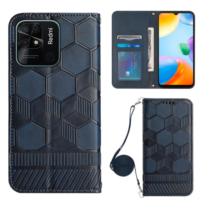Caja magnética del teléfono de la PU de la textura del fútbol de Crossbody, For Nothing Phone 1, For Xiaomi Redmi 10A, For Xiaomi Redmi 10C/Redmi 10 India, For Xiaomi Redmi Note 11 Global/Note 11S 4G                                                     ...