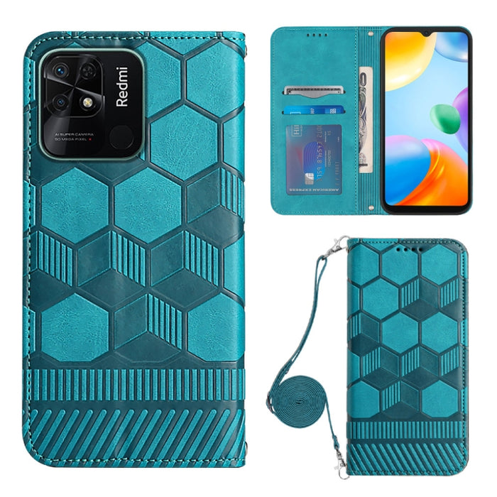 Caja magnética del teléfono de la PU de la textura del fútbol de Crossbody, For Nothing Phone 1, For Xiaomi Redmi 10A, For Xiaomi Redmi 10C/Redmi 10 India, For Xiaomi Redmi Note 11 Global/Note 11S 4G                                                     ...