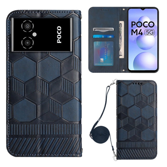 Caja magnética del teléfono de la PU de la textura del fútbol de Crossbody, For Nothing Phone 1, For Xiaomi Redmi 10A, For Xiaomi Redmi 10C/Redmi 10 India, For Xiaomi Redmi Note 11 Global/Note 11S 4G                                                     ...