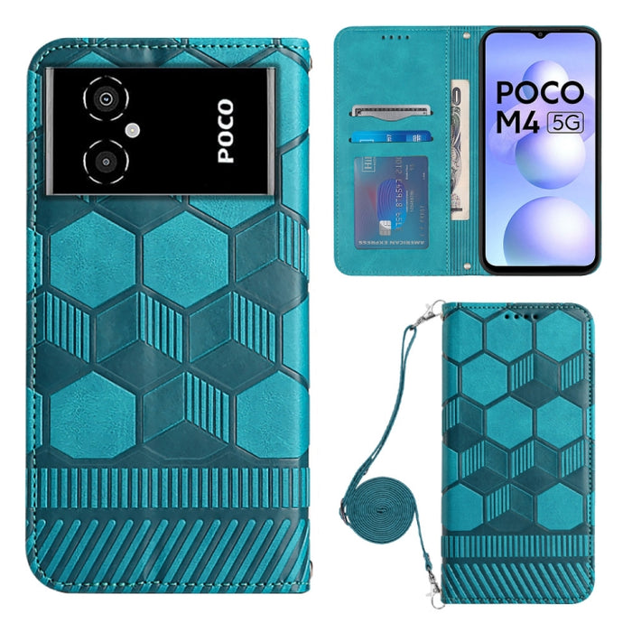 Caja magnética del teléfono de la PU de la textura del fútbol de Crossbody, For Nothing Phone 1, For Xiaomi Redmi 10A, For Xiaomi Redmi 10C/Redmi 10 India, For Xiaomi Redmi Note 11 Global/Note 11S 4G                                                     ...