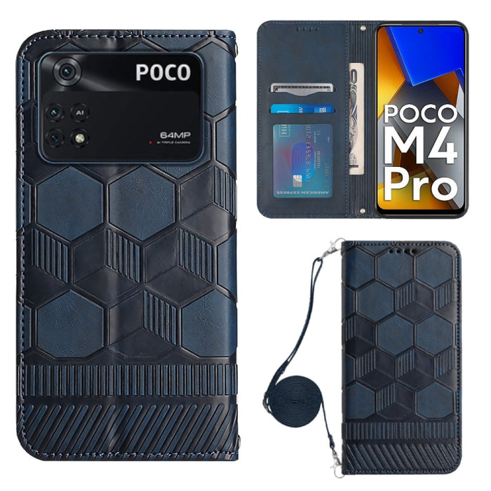 Caja magnética del teléfono de la PU de la textura del fútbol de Crossbody, For Nothing Phone 1, For Xiaomi Redmi 10A, For Xiaomi Redmi 10C/Redmi 10 India, For Xiaomi Redmi Note 11 Global/Note 11S 4G                                                     ...