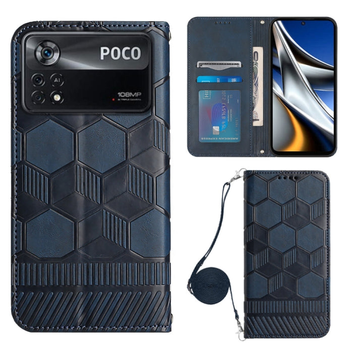 Caja magnética del teléfono de la PU de la textura del fútbol de Crossbody, For Nothing Phone 1, For Xiaomi Redmi 10A, For Xiaomi Redmi 10C/Redmi 10 India, For Xiaomi Redmi Note 11 Global/Note 11S 4G                                                     ...