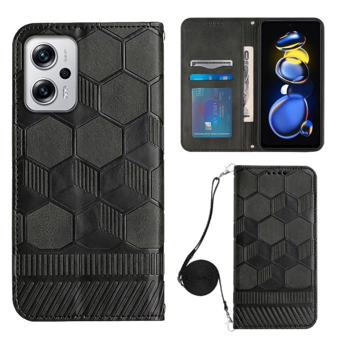 Caja magnética del teléfono de la PU de la textura del fútbol de Crossbody, For Nothing Phone 1, For Xiaomi Redmi 10A, For Xiaomi Redmi 10C/Redmi 10 India, For Xiaomi Redmi Note 11 Global/Note 11S 4G                                                     ...