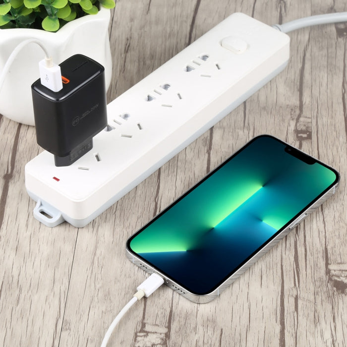 LZ-1130 PD 20W Tipo-C+QC 3.0 Cargador rápido USB