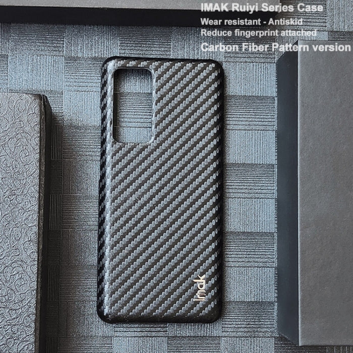 Estuche para teléfono de TPU con soldadura de carbono de la serie IMAK Ruiyi, For Xiaomi 12S Ultra 5G, For Xiaomi 12 Pro Glass Version/12S Pro Glass Version, For Xiaomi 12 Glass Version/12X/12S Glass Version, For Google Pixel 6a