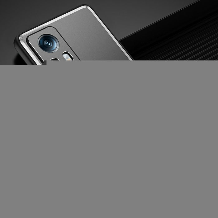 Caja de teléfono de metal esmerilado de la serie Light and Shadow, For Xiaomi 12/12S/12X, For Xiaomi 12 Pro/12S Pro, For Xiaomi 12S Ultra