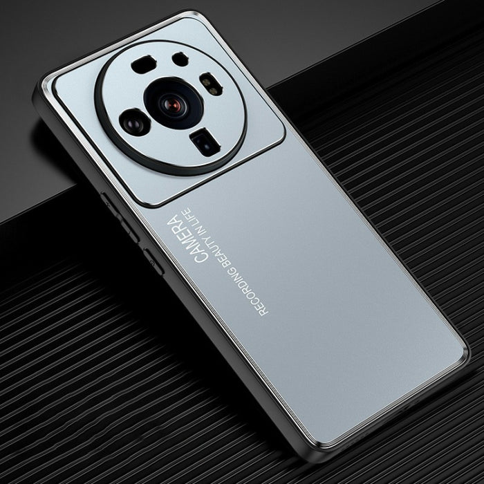 Caja de teléfono de metal esmerilado de la serie Light and Shadow, For Xiaomi 12/12S/12X, For Xiaomi 12 Pro/12S Pro, For Xiaomi 12S Ultra
